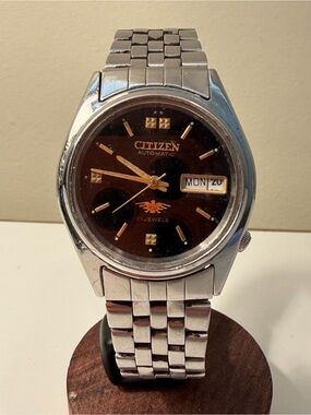 Vintage Citizen Eagle 7 Automatic 21 Jewels – Black/Dark Dial | 33mm